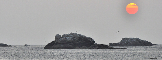 Coucher de soleil sur l'Armen le 14 mai 2016