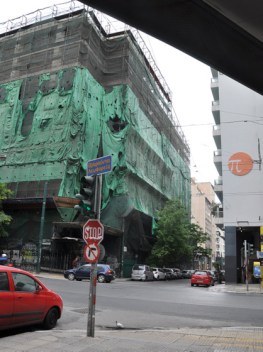 Immeuble en cours de restauration