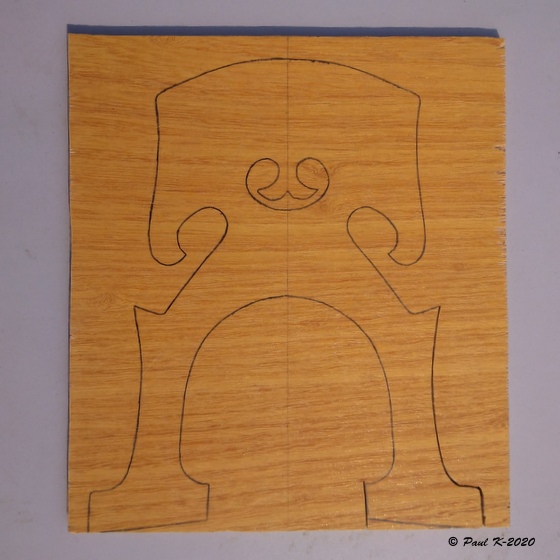 Pont De Violoncelle En érable, élémentaire, à Usage Pratique, 4/4